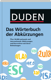 Duden - Das Wörterbuch der Abkürzungen - Cover