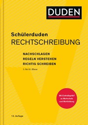 Schülerduden Rechtschreibung - Cover