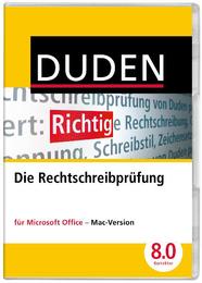 Die Duden-Rechtschreibprüfung für Microsoft Office - Mac-Version