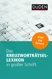 Das Kreuzworträtsel-Lexikon in großer Schrift - Cover