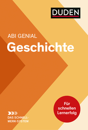 Abi genial Geschichte: Das Schnell-Merk-System - Cover