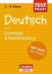 Testprofi Deutsch - Grammatik & Rechtschreibung - Cover