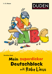 Mein superdicker Deutschblock mit Rabe Linus - Cover