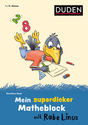 Mein superdicker Matheblock mit Rabe Linus - Cover