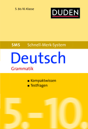 SMS Deutsch - Grammatik 5.-10. Klasse - Cover