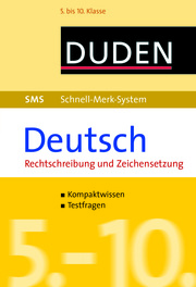SMS Deutsch - Rechtschreibung und Zeichensetzung 5.-10. Klasse