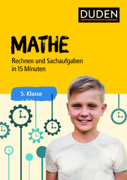 Mathe in 15 Minuten - Rechnen und Sachaufgaben 5. Klasse - Cover