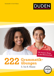 222 Grammatikübungen - 5. bis 8. Klasse - Cover