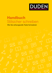 Handbuch Stilsicher schreiben - Cover