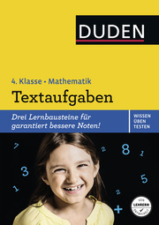 Wissen - Üben - Testen: Mathematik - Textaufgaben 4. Klasse - Cover