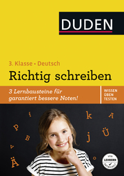 Wissen - Üben - Testen: Deutsch - Richtig schreiben 3. Klasse - Cover