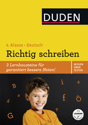 Wissen - Üben - Testen: Deutsch - Richtig schreiben 4. Klasse - Cover