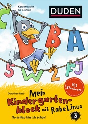 Mein Kindergartenblock mit Rabe Linus 3 - Cover