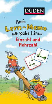 Mein Lern-Memo mit Rabe Linus - Einzahl und Mehrzahl - Cover