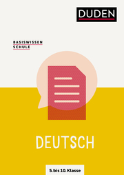 Basiswissen Schule - Deutsch 5. bis 10. Klasse - Cover
