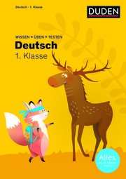 Wissen - Üben - Testen: Deutsch 1. Klasse - Cover