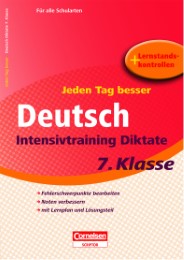 Deutsch Intensivtraining Diktate 7. Klasse - Cover