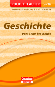 Pocket Teacher Geschichte - Von 1789 bis heute. 5.-10. Klasse - Cover