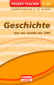 Pocket Teacher Geschichte - Von der Antike bis 1789 - Cover