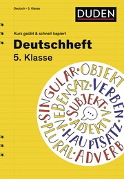Deutschheft 5. Klasse - Cover
