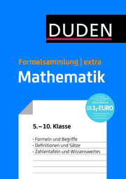 Duden Formelsammlung extra - Mathematik - Cover