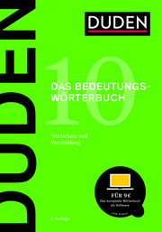 Duden - Das Bedeutungswörterbuch - Cover