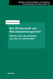 Ein Zivilprozess am Reichskammergericht - Cover