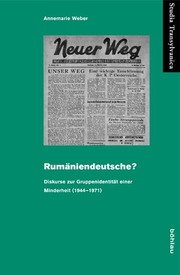 Rumäniendeutsche? - Cover