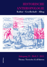 Historische Anthropologie - Cover
