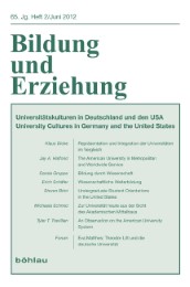 Universitätskulturen in Deutschland und den USA