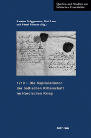 Die baltischen Kapitulationen von 1710 - Cover