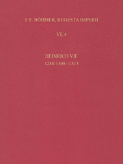 J.F. Böhmer, Regesta Imperii - Cover
