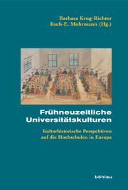 Frühneuzeitliche Universitätskulturen - Cover