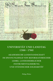Universität und Landtag (1500-1700) - Cover