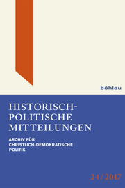 Historisch-Politische Mitteilungen - Cover