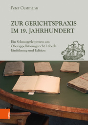 Zur Gerichtspraxis im 19. Jahrhundert - Cover