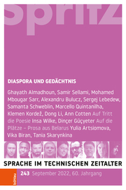 Diaspora und Gedächtnis - Cover