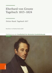 Eberhard von Groote: Tagebuch 1815-1824 - Cover