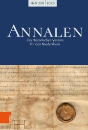 Annalen des Historischen Vereins für den Niederrhein 226 (2023) - Cover