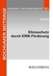 Klimaschutz durch KWK-Förderung - Cover