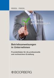 Betriebsanweisungen in Unternehmen - Cover