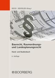 Baurecht, Raumordnungs- und Landesplanungsrecht - Cover