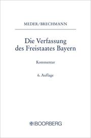 Die Verfassung des Freistaates Bayern - Cover