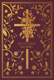Neues Leben. Die Bibel - Golden Grace Edition, Bordeauxrot