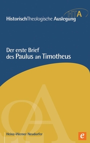 Der erste Brief des Paulus an Timotheus - Cover