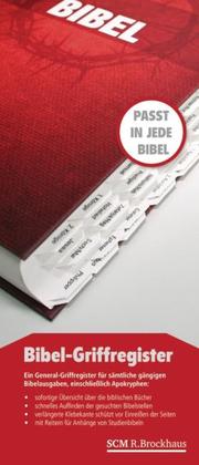 Bibel-Griffregister - Cover