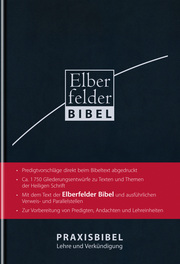 Die Bibel - Elberfelder Bibel, Praxisbibel:Lehre und Verkündigung - Cover