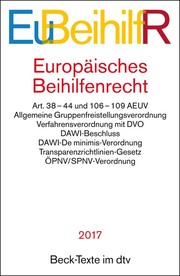 Europäisches Beihilfenrecht (EuBeihilfR)