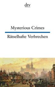 Mysterious Crimes Rätselhafte Verbrechen - Cover
