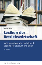 Lexikon der Betriebswirtschaft - Cover